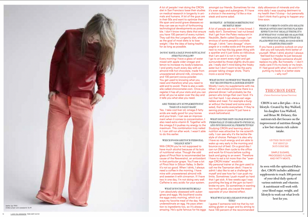 The Cron Diet- Interview, I Love You Magazine, March 2013